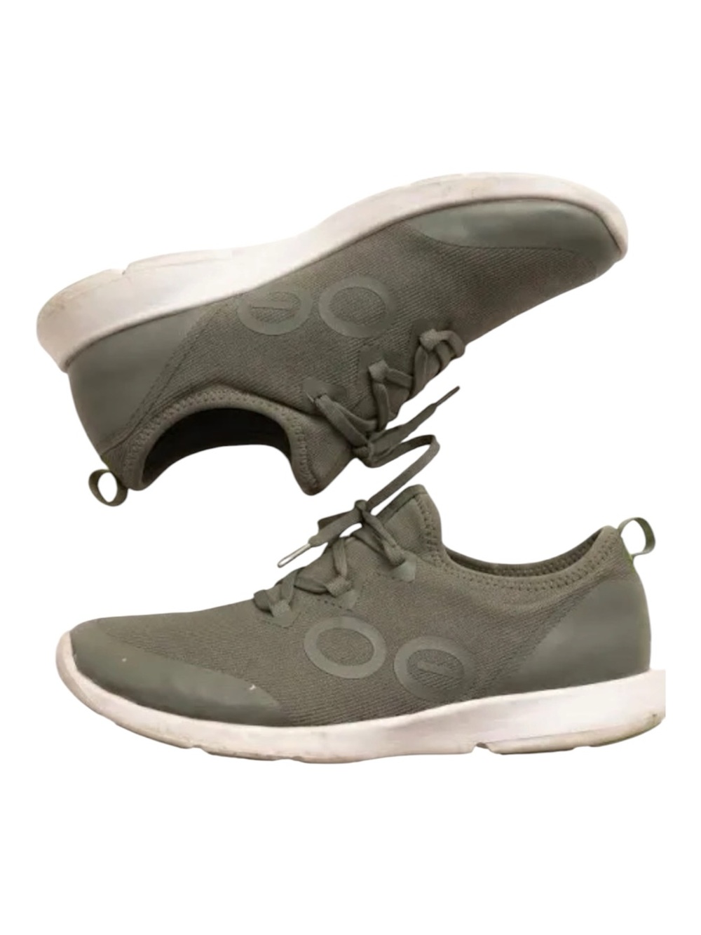 OOFOS OOmg Sport LS Low Shoes Women 9.5 Olive Green Excellent Recovery Sneaker